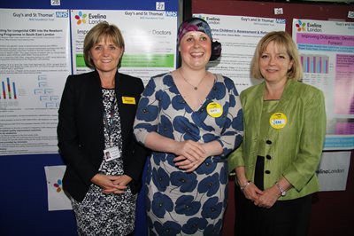 Guy&amp;#39;s and St Thomas&amp;#39; Chief Nurse Dame Eileen Sills, Kate Granger, and Jane Cummings at the conference
