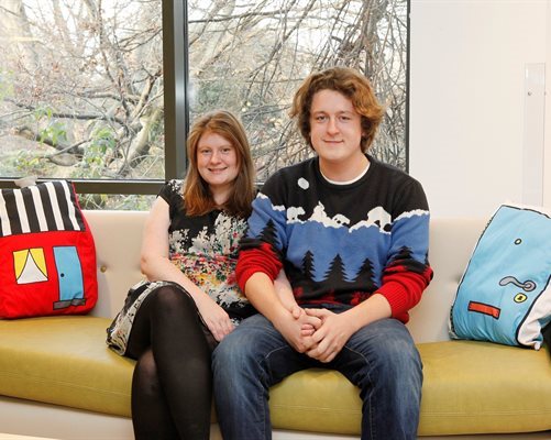 Parents Lucy Helling and Thomas Madden were among the first to move in to Ronald McDonald House Evelina London