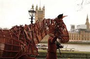 War Horse trots down Southbank to visit Evelina London
