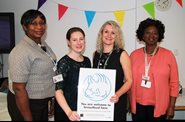 Breastfeeding mums celebrate 'Baby Friendly' Evelina London