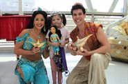 Aladdin and friends drop in to Evelina London