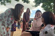 Families enjoy getting back to nature with The Duchess of Cambridge