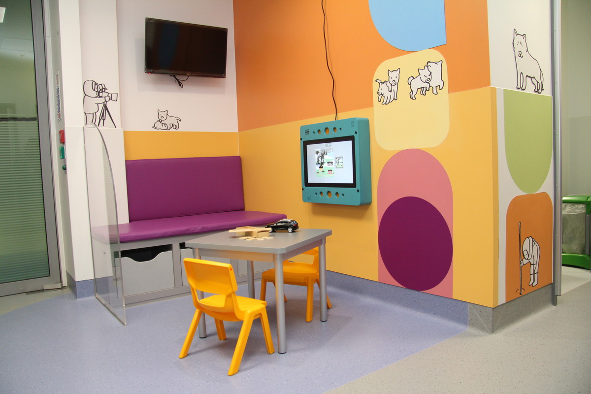 Play area in reception at Wolf